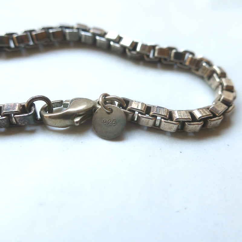 Venetian Link Bracelet in Silver, Size: Small