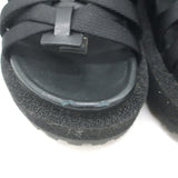 Rag & Bone Park Flatform Sandals Black Grosgrain & Leather Size 38