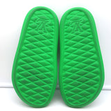 Louis Vuitton Waterfront Pool Slide Sandals Green Monogram Rubber Size 5.5