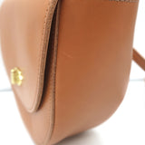 Clare V. Elodie Small Crossbody Bag Brown Leather