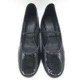 KHAITE Lorimer Mary Jane Pumps Black Patent Leather Size 38.5