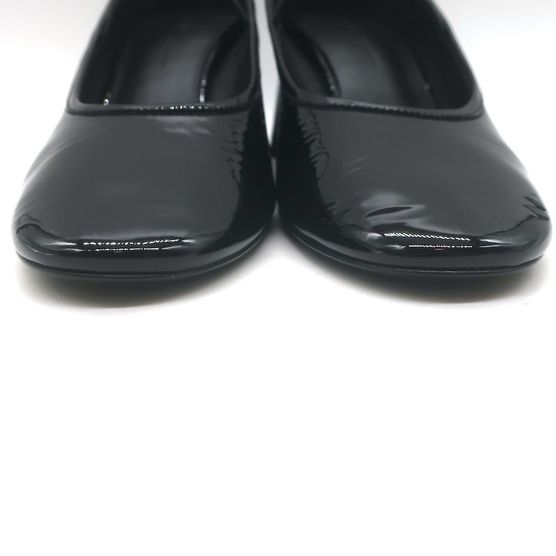 KHAITE Lorimer Mary Jane Pumps Black Patent Leather Size 38.5