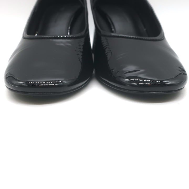 KHAITE Lorimer Mary Jane Pumps Black Patent Leather Size 38.5