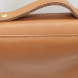 Clare V. Elodie Small Crossbody Bag Brown Leather