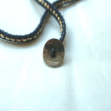 Chan Luu Leather Wrap Bracelet Navy/Gold