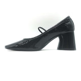 KHAITE Lorimer Mary Jane Pumps Black Patent Leather Size 38.5