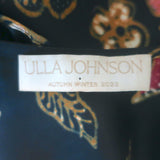 Ulla Johnson Elise Puff Sleeve Top Odessa Floral Print Satin Twill Size 4