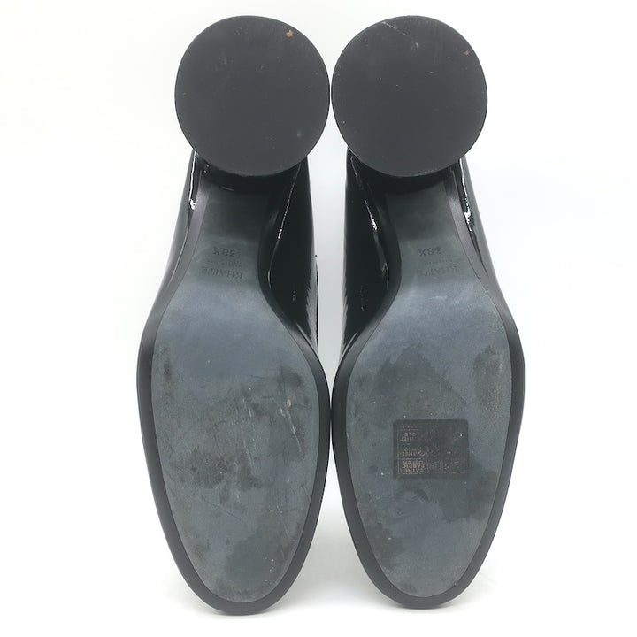 KHAITE Lorimer Mary Jane Pumps Black Patent Leather Size 38.5