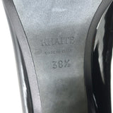 KHAITE Lorimer Mary Jane Pumps Black Patent Leather Size 38.5