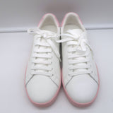 Palm Angels Palm One Low Top Sneakers White & Pink Leather Size 39 NEW