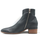 Officine Creative Lolie Ankle Boots Black Grained Leather Size 38.5