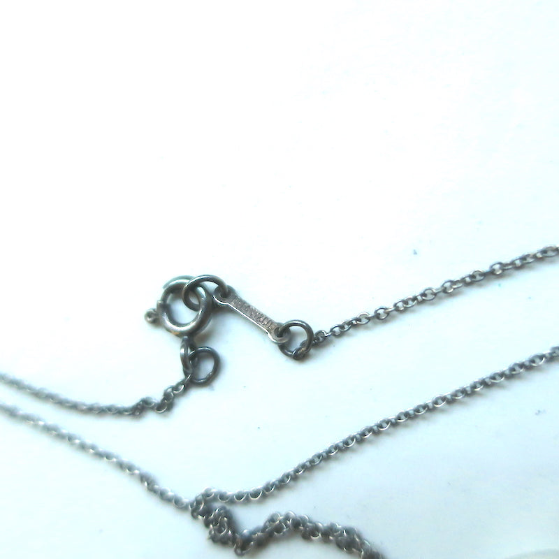 Tiffany &amp; Co. Elsa Peretti Teardrop Pendant Necklace Sterling Silver