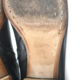 Officine Creative Lolie Ankle Boots Black Grained Leather Size 38.5