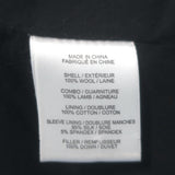 Helmut Lang Strata Leather-Sleeve Down Puffer Jacket Black Size Small