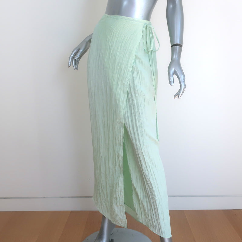 SIR Ligera Midi Wrap Skirt Mint Size 0 NEW