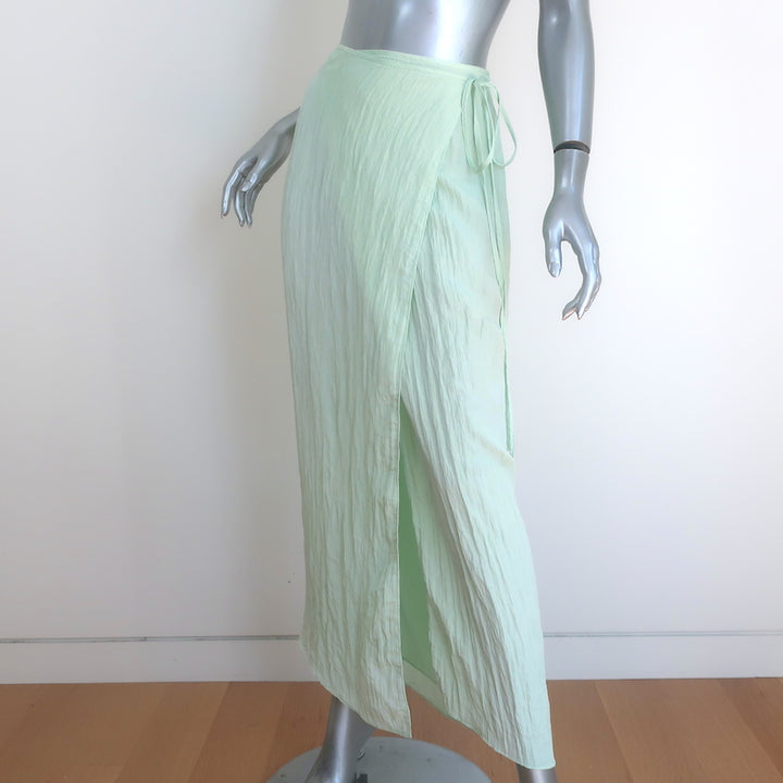 SIR Ligera Midi Wrap Skirt Mint Size 0 NEW