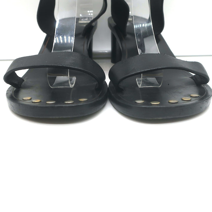 Isabel Marant Jaeryn Sandals Black Leather Size 41