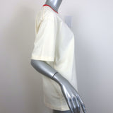 Palm Angels x Formula 1 Racing Monogram Tee Ivory Cotton Size Medium NEW