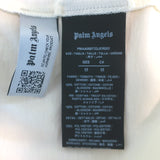 Palm Angels x Formula 1 Racing Monogram Tee Ivory Cotton Size Medium NEW