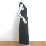 Toteme Sleeveless Cotton Tee Dress Black Jersey Size Medium