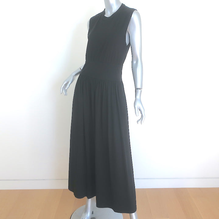 Toteme Sleeveless Cotton Tee Dress Black Jersey Size Medium
