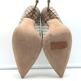 Kurt Geiger Britton Mesh Pumps Nude Size 37.5 Pointed Toe Heels