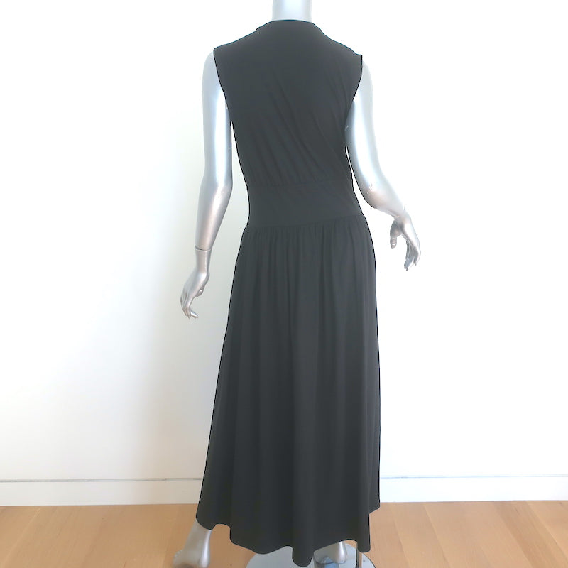 Toteme Sleeveless Cotton Tee Dress Black Jersey Size Medium