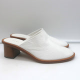 The Row Teatime Mules White White Size 38.5 Slip-On Heels