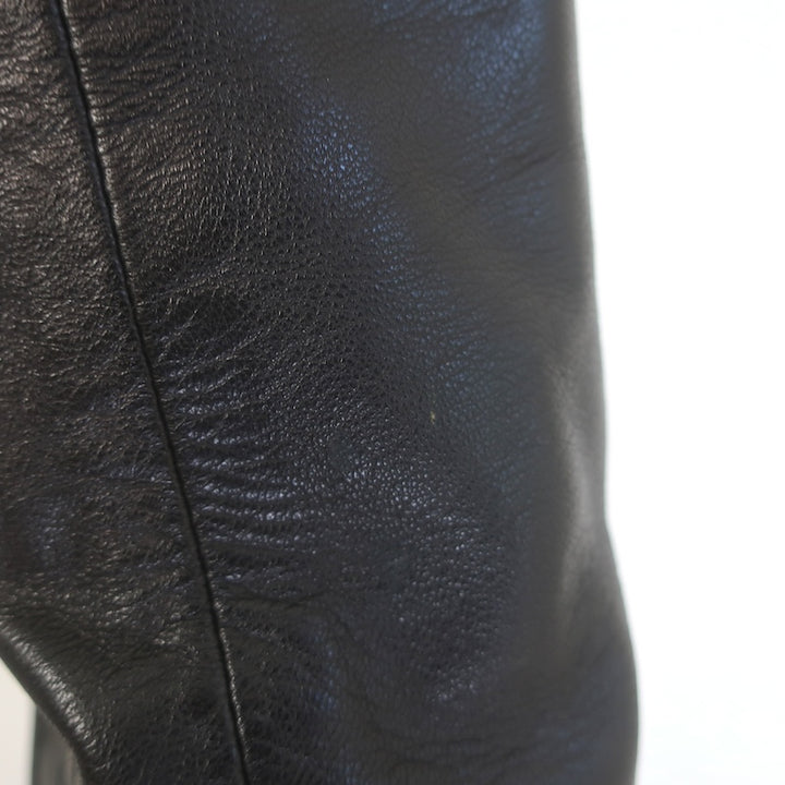 The Row Driker Leather Jacket Black Lambskin Size 6