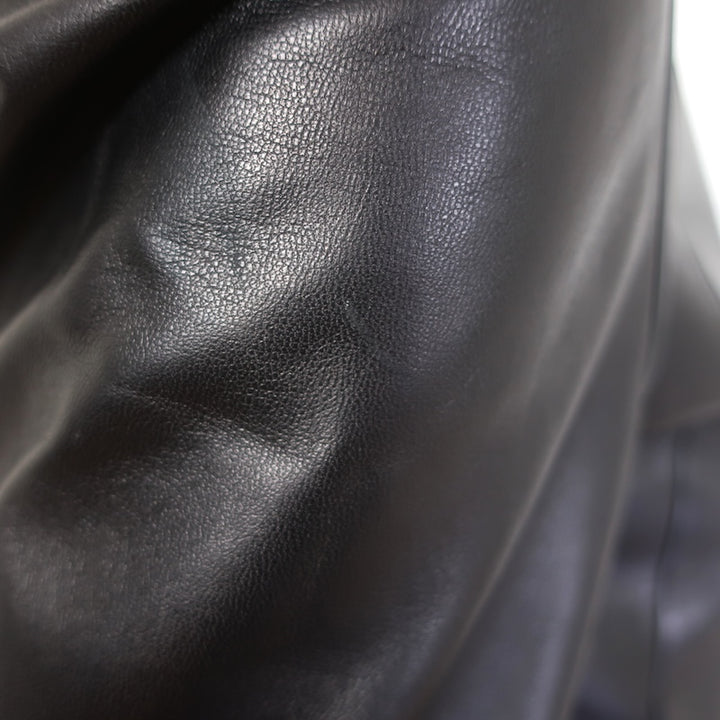 The Row Driker Leather Jacket Black Lambskin Size 6