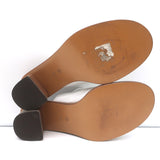 The Row Teatime Mules White White Size 38.5 Slip-On Heels