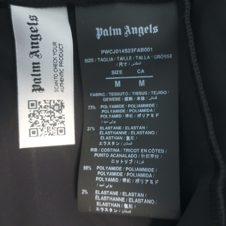 Palm Angels Ultralight Flare Track Pants Black/Nude Size Medium NEW