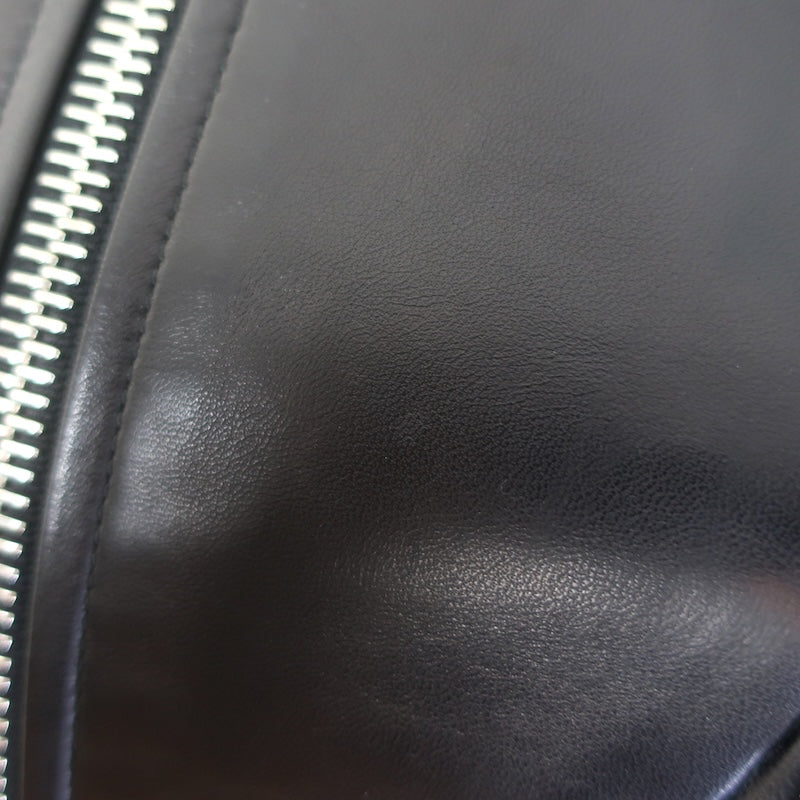 The Row Driker Leather Jacket Black Lambskin Size 6