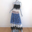 Talbot Runhof Tiered Guipure Lace Maxi Dress Size 8