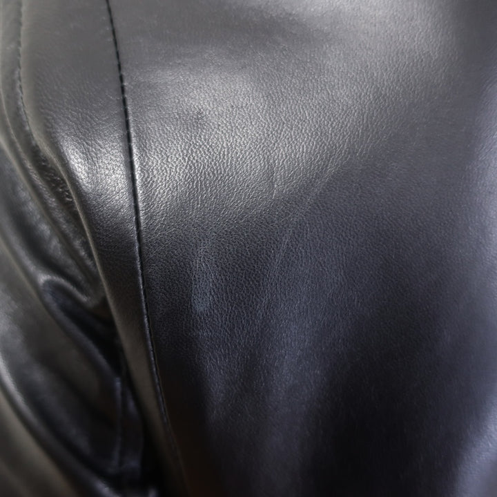 The Row Driker Leather Jacket Black Lambskin Size 6