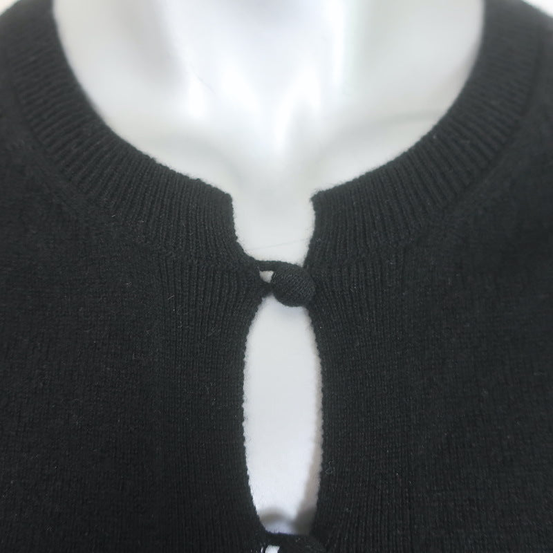 G. Label by goop Day Cashmere Cardigan Black Size Large