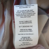 Silvia Tcherassi Nocera Cutout-Back Maxi Dress Cream Striped Silk Size Medium