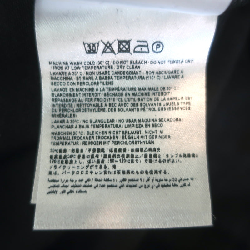 Off-White c/o Virgil Abloh Logo Strap Skinny Jeans Black Stretch Denim Size 26