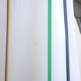 Derek Lam 10 Crosby Striped Ruffle Cami Maxi Dress White/Multi Crepe Size 6