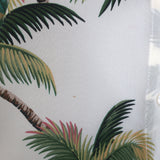 Le Superbe Club Tropicana Crystal-Detail Shirt Palm Tree Print Silk Size 0