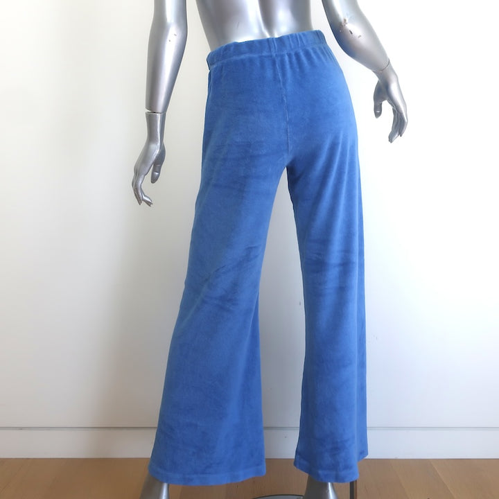 Suzie Kondi Terry Raglan Sweatshirt &amp; Flared Pants Set Blue Size Small/Medium