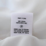 Derek Lam 10 Crosby Striped Ruffle Cami Maxi Dress White/Multi Crepe Size 6