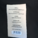 L'Agence Kenzie Fringed Tweed Blazer Black/Gold Size 4 Double Breasted Jacket