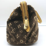 Louis Vuitton L'Ingenieux Trompe L'Oeil Bag Crocodile-Trim Brown Monogram Velour