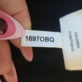 L'Agence Kenzie Fringed Tweed Blazer Black/Gold Size 4 Double Breasted Jacket