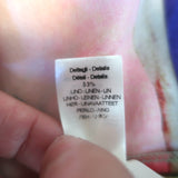 Forte Forte Sunset Bird Print Cropped Silk Shirt Size 2 Short Sleeve Top