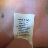 Forte Forte Sunset Bird Print Cropped Silk Shirt Size 2 Short Sleeve Top