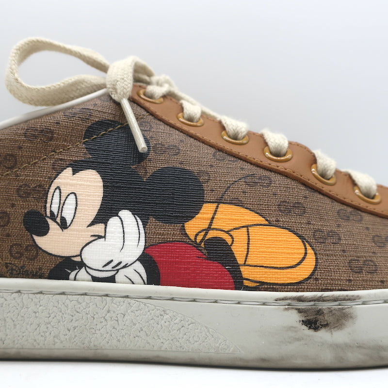 Gucci Mickey Mouse Gym Shoes Gucci X Disney Women's Ace Mickey