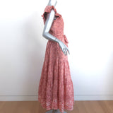 Cleobella Rita Midi Dress Camara Pink Floral Print Cotton Size Extra Large NEW