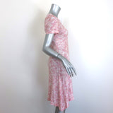 Missoni Zig Zag Knit Short Sleeve Dress Light Pink Size 42